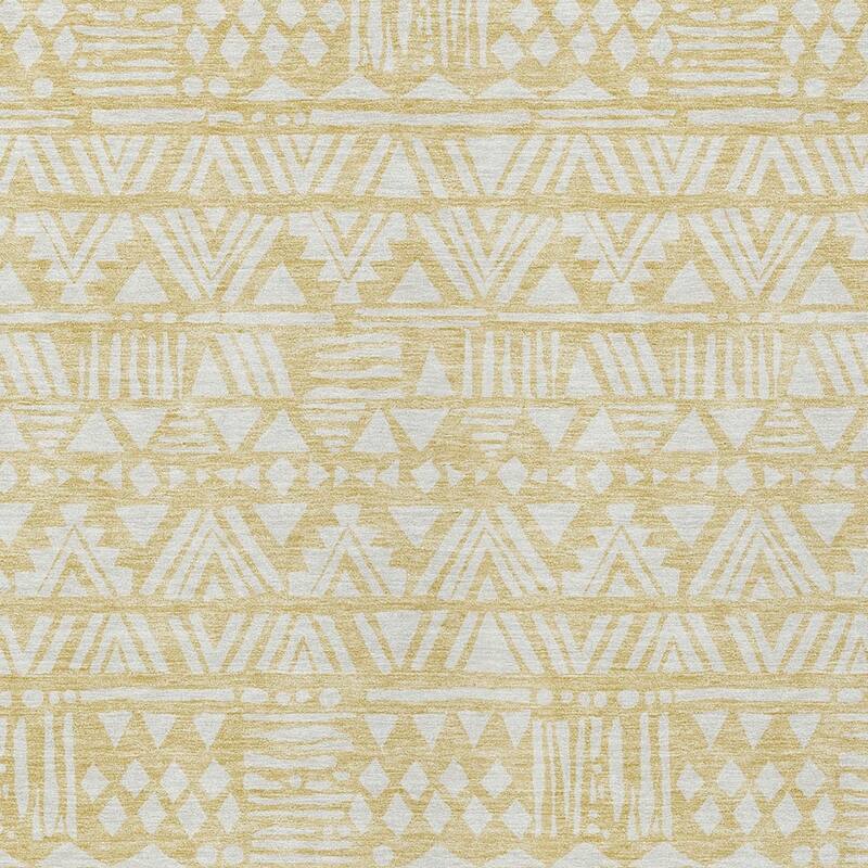 HomeRoots Southwestern Transitional Rectangle Outdoor Rug