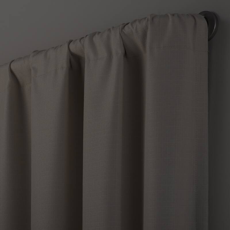 Eclipse Barnes 1" Blackout Wrap Curtain Rod