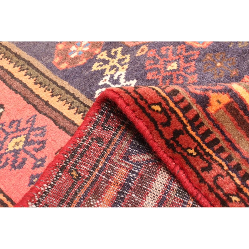 ECARPETGALLERY Hand-knotted Andelz Red Wool Rug - 4'2 x 6'4