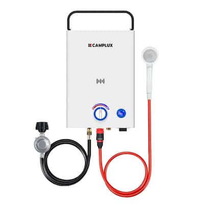 CAMPLUX First Series 2.64GPM 68,000 BTU Portable Outdoor Propane Tankless Water Heater