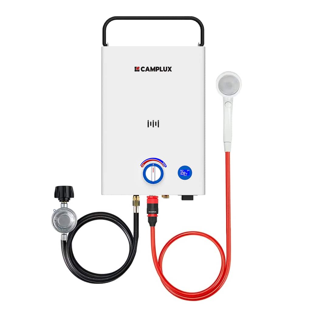 CAMPLUX First Series 2.64GPM 68,000 BTU Portable Outdoor Propane Tankless Water Heater