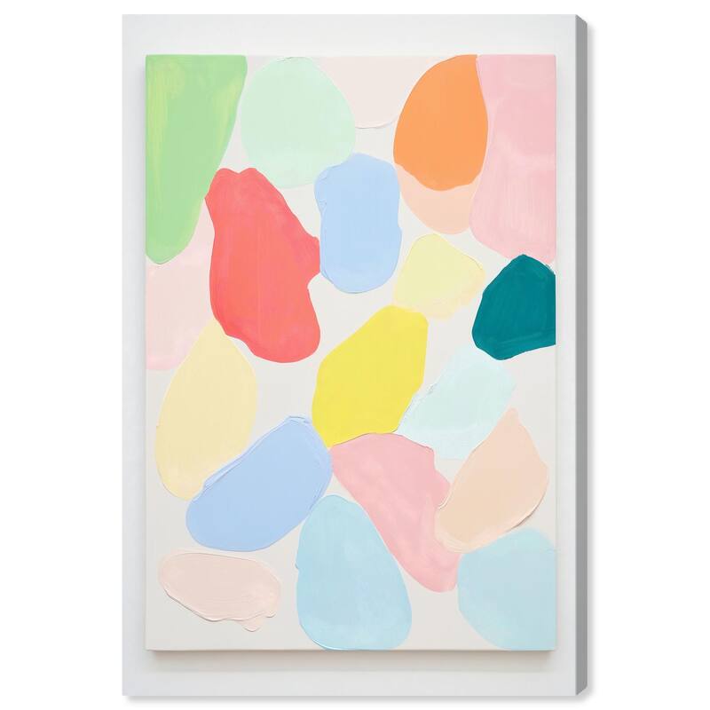 Sorbet Smudges II Canvas by Art Remedy, Gallery Wrapped - 24" x 36"