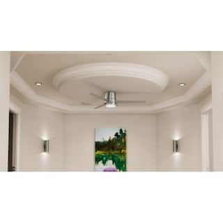 Casablanca 54" Commodus Low Profile Ceiling Fan with LED Light Kit and Wall Control - Modern & Contemporary, Transitional