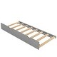 preview thumbnail 7 of 6, Twin Bed Frame Wood Platform Bed with Pull Out Trundle and Headboard and Footboard