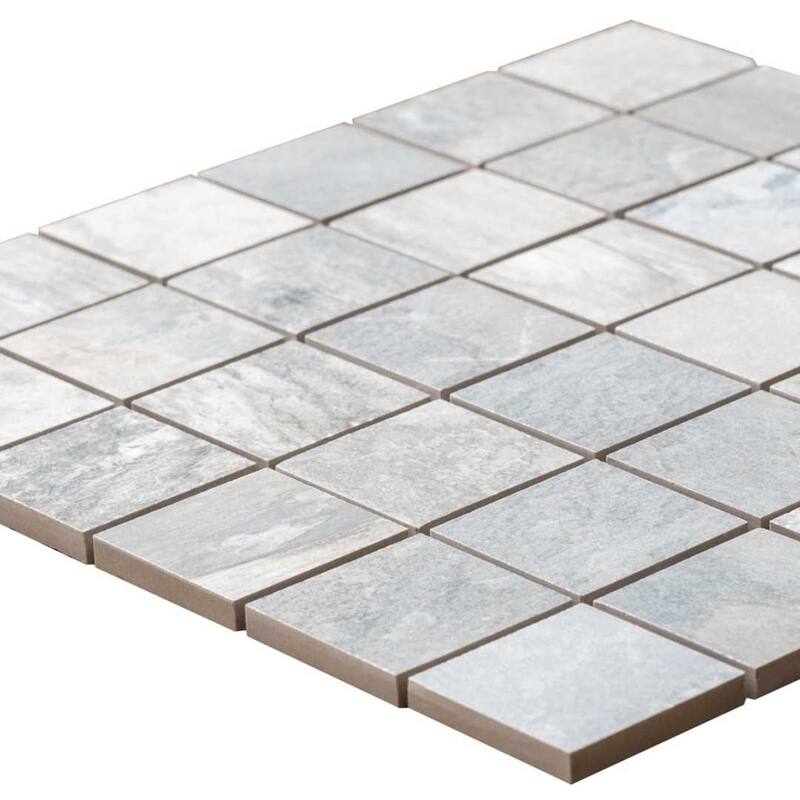 The Tile Life Wells Stone 2x2 Blue Porcelain Floor & Wall Tile