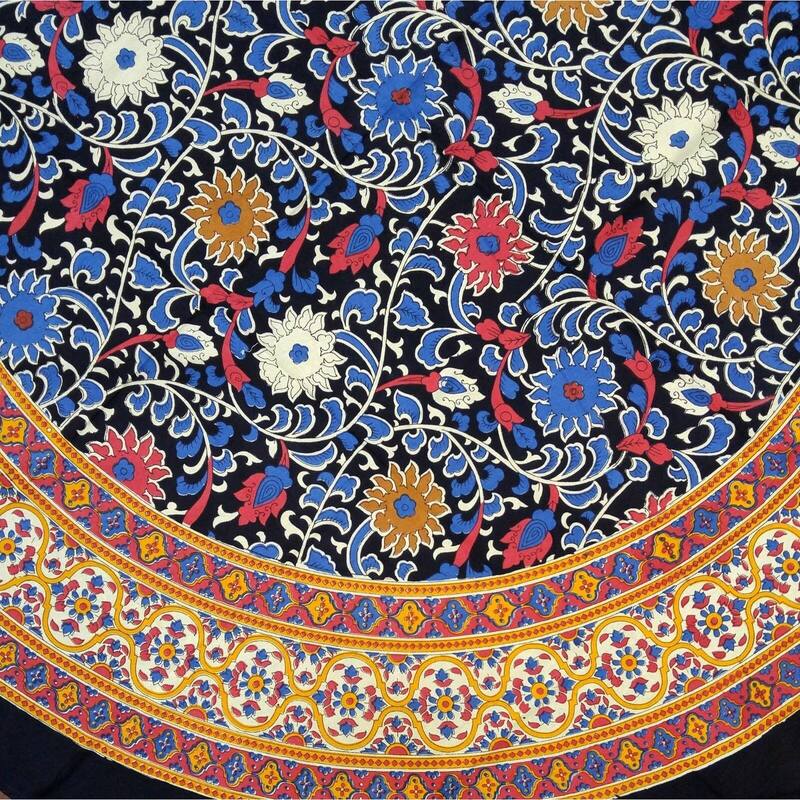 Cotton Blossoming Sunflower Floral Tablecloth Collection