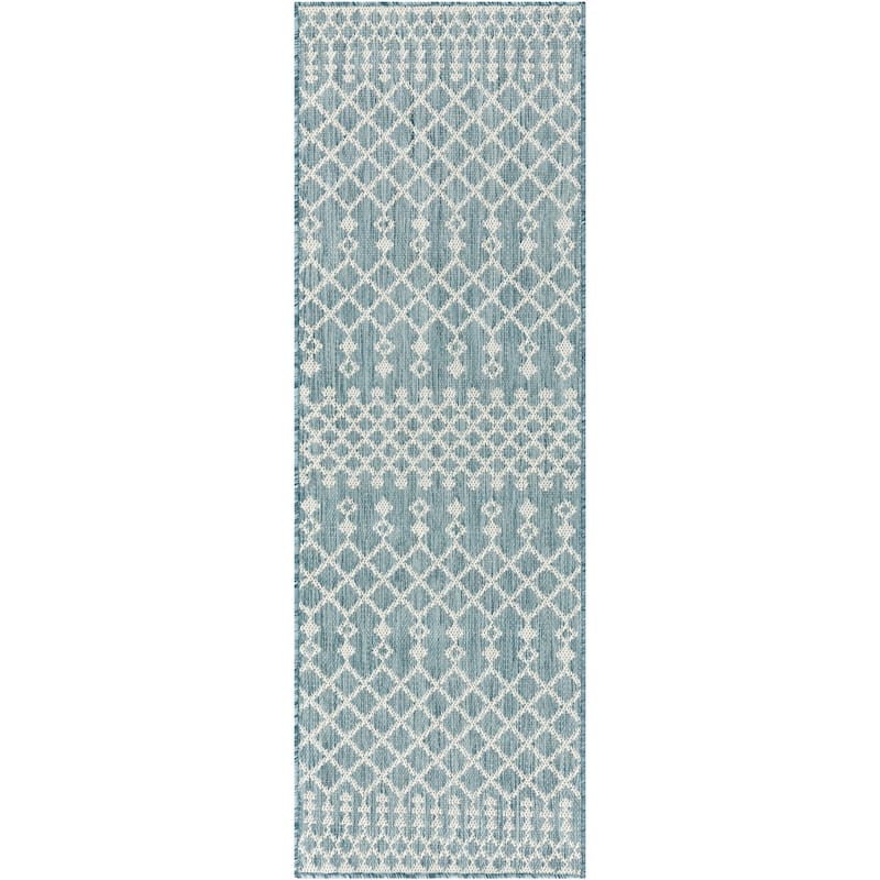 Nourison Selerno Indoor/Outdoor Moroccan Area Rug.