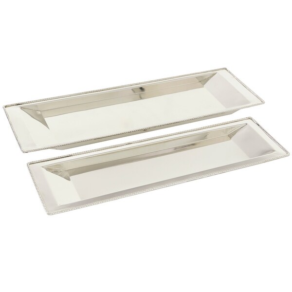 Rectangular Steel Trays Set Of 2 25" 22" - 25 x 8 x 1. Opens flyout.