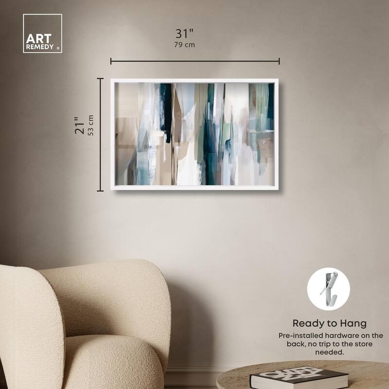 Color Columns Shadowbox by Art Remedy