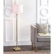 preview thumbnail 2 of 8, Adalyn 60" Crystal / Metal LED Floor Lamp, Brass Gold/Clear by JONATHAN Y - Brass Gold/Clear - 60" H x 15" W x 15" D