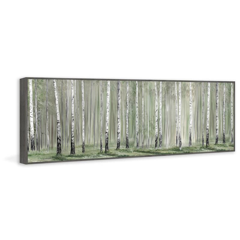 Silence in the Trees Floater Framed Print on Canvas