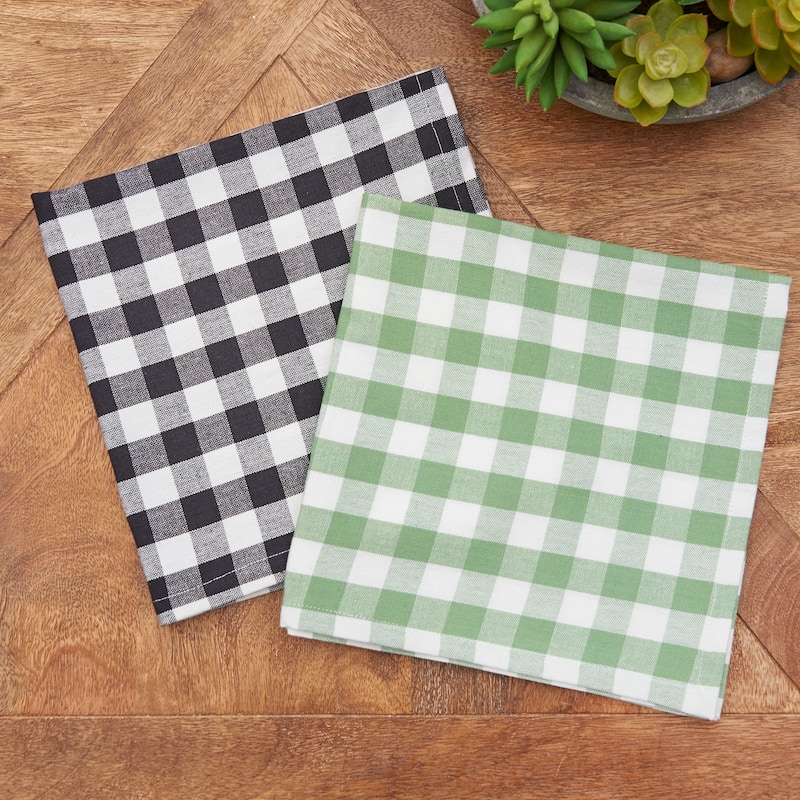 Ashford Black Napkin Set of 6 - Set of 6