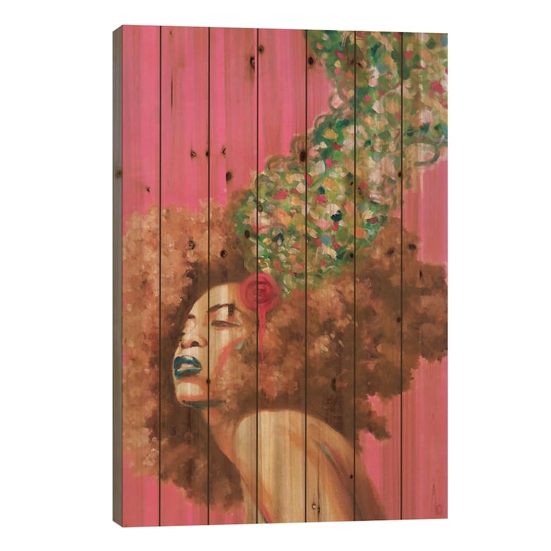 Baduizm Print On Wood by Alexander Grahovsky - Multi-Color - 40x26x1.5