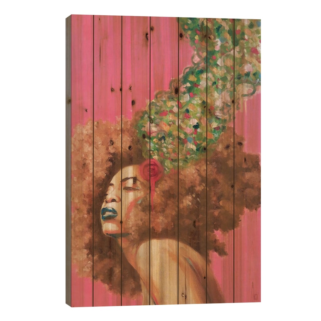 Baduizm Print On Wood by Alexander Grahovsky - Multi-Color