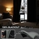 preview thumbnail 27 of 91, Deconovo 100 Percent Blackout with Liner Grommet Curtain (2 Panel)