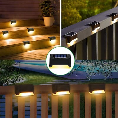 4Pack Solar Deck Waterproof Lights