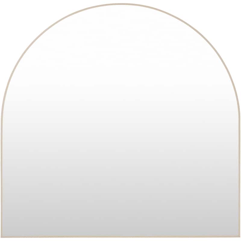 Livabliss Aranya Modern Aluminum Arched Accent Mirror