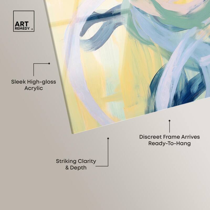 Entangled Embrace I Acrylic by Art Remedy, Ready to Hang