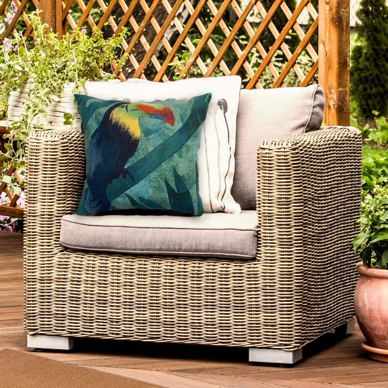 Liora Manne Visions IV Jungle Bird Indoor/Outdoor Pillow