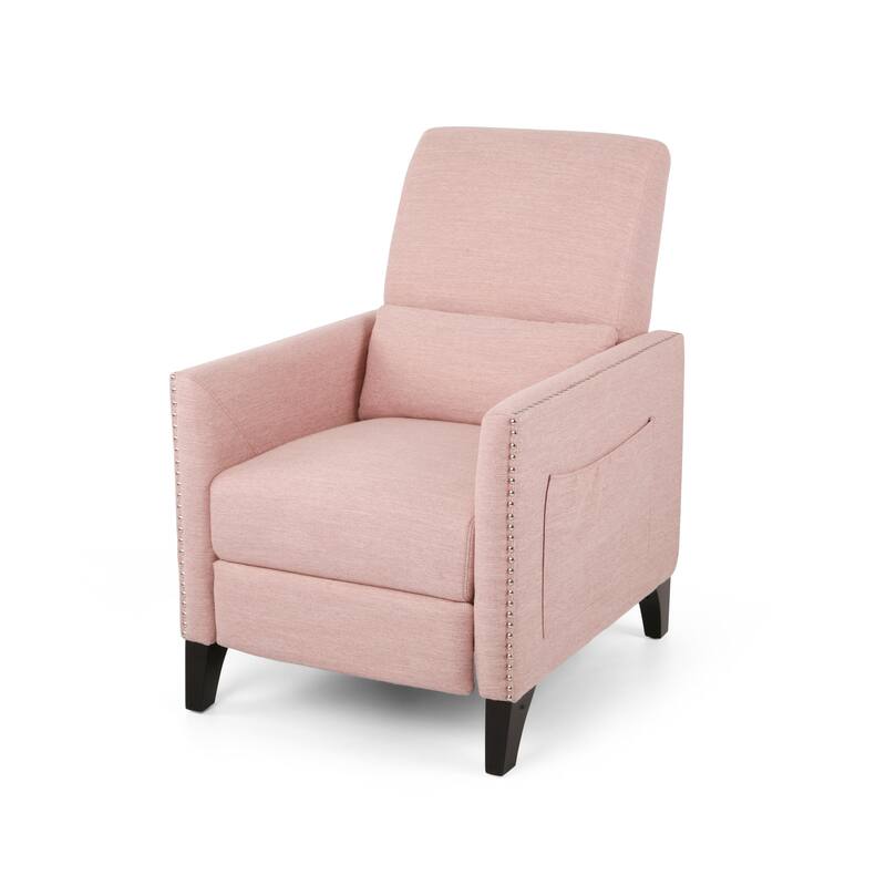 Alscot Contemporary Fabric Push Back Recliner by Christopher Knight Home