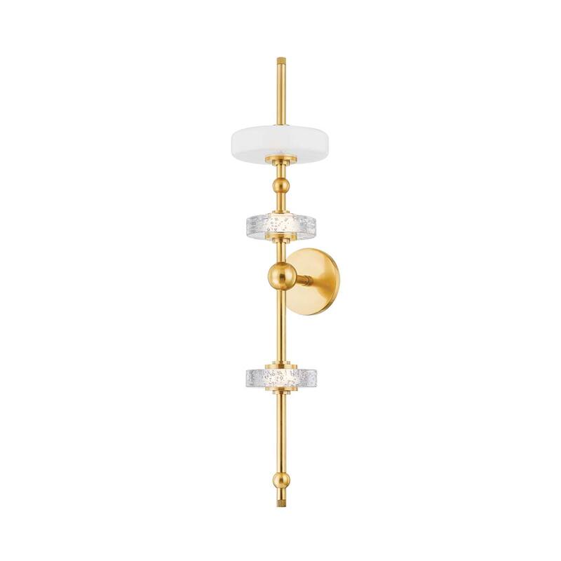 Hudson Valley Lighting 8130 Maynard 30" Tall LED Wall Sconce - Aged Brass