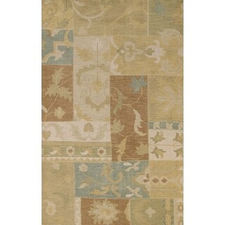 Patchwork Modern Moroccan Home Decor Area Rug Hand-knotted Wool Carpet ...