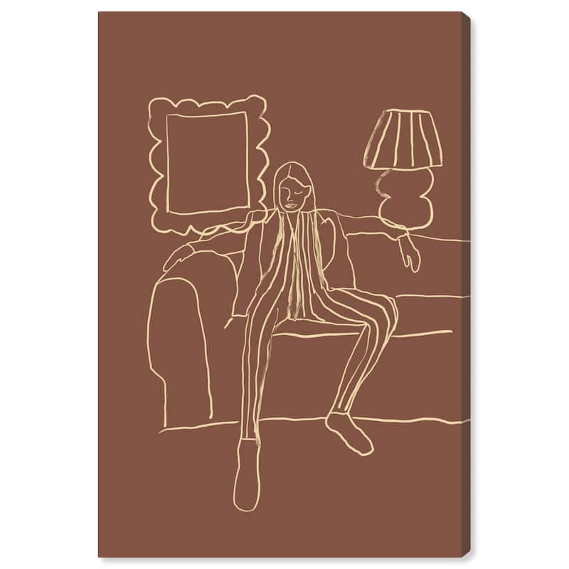 Wynwood Studio Canvas Success and Entrepreneurial Produce Mood Brown and Vanilla Modern & Contemporary Wall Art Canvas Print