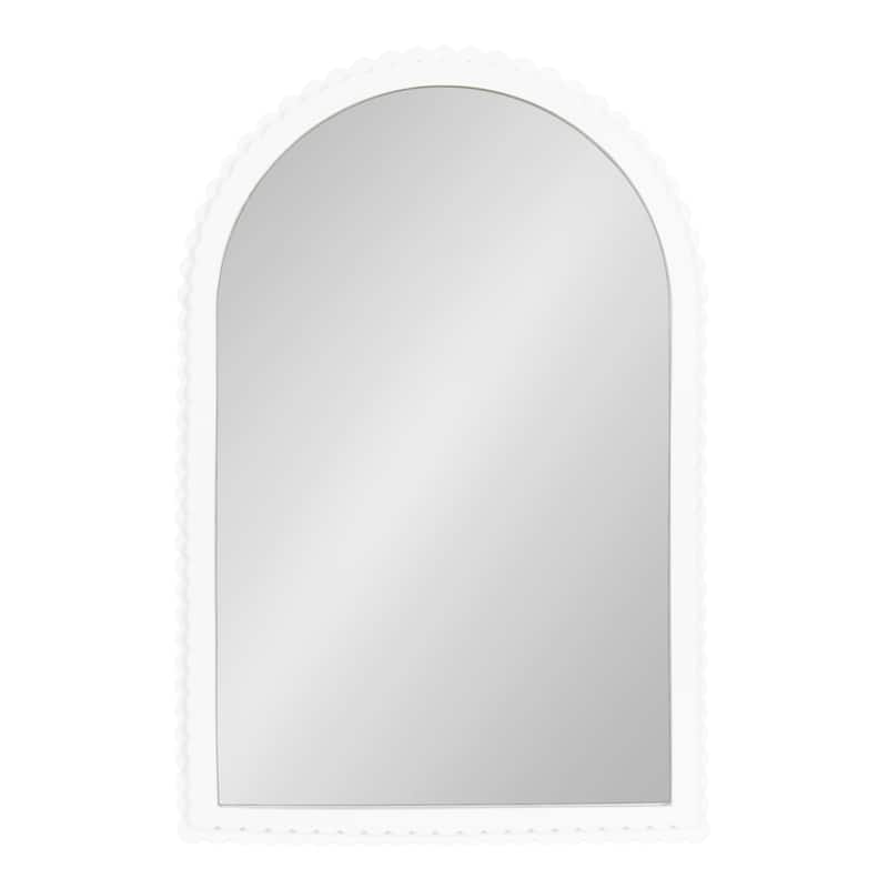 Kate and Laurel Scallia Wooden Arch Mirror