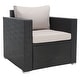 preview thumbnail 9 of 52, SAFAVIEH Outdoor Patio Furniture Machie 4-Piece Conversation Set