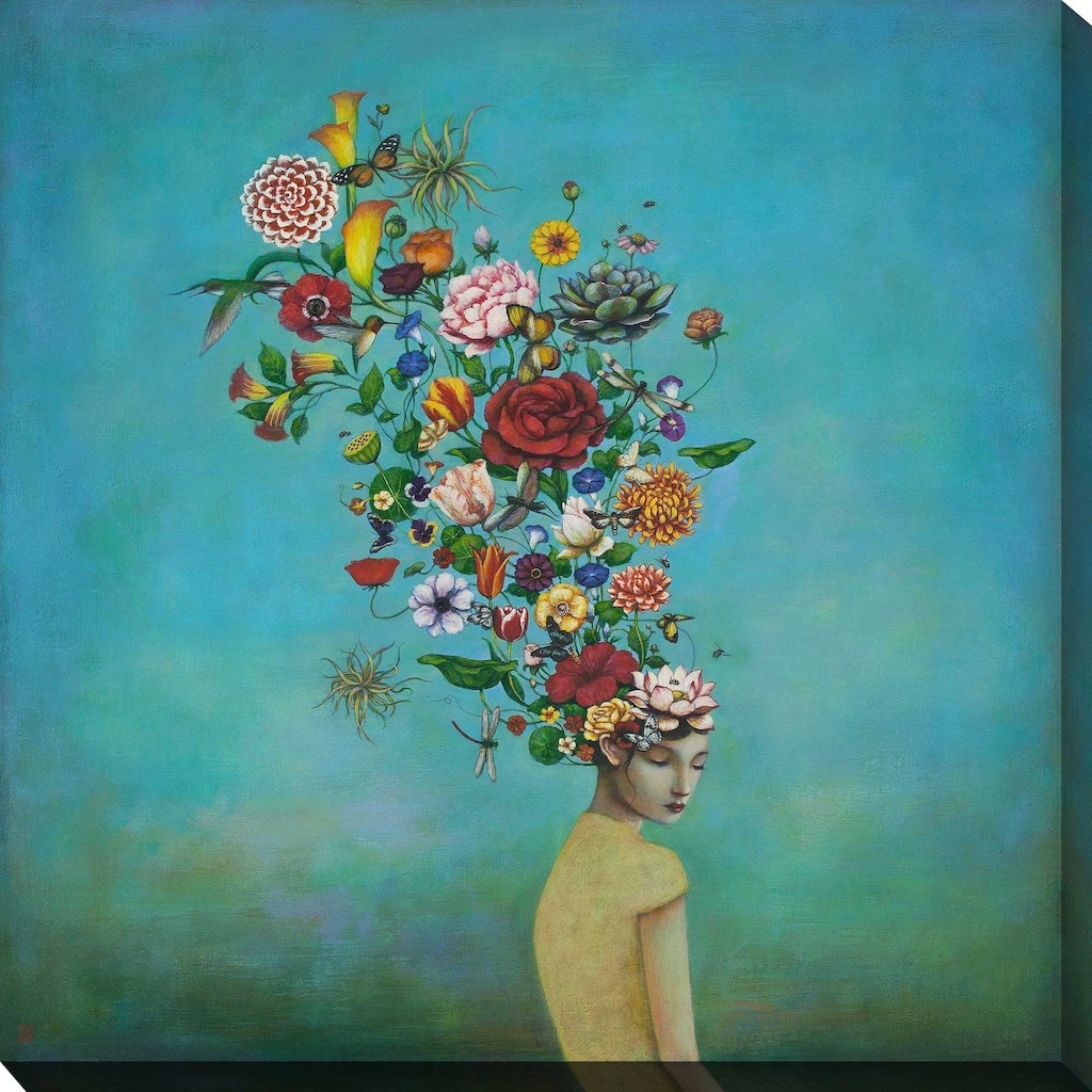 "A Mindful Garden" by Duy Huynh Print on Canvas