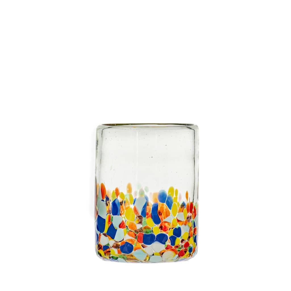 10 Strawberry Street San Lucas Handblown Mexican Glassware, Set of 4