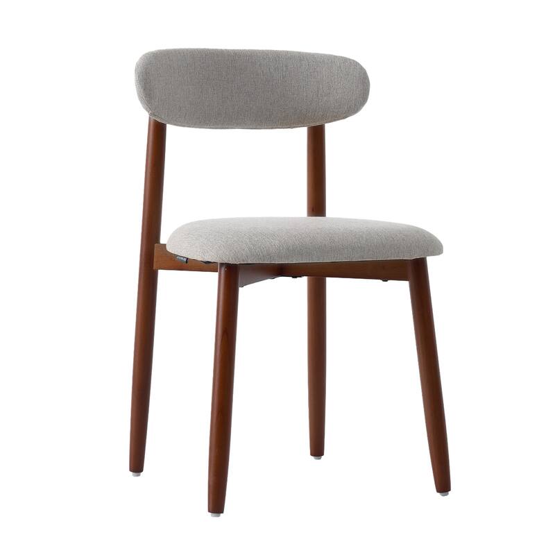 Modern Upholstered Linen Kitchen Dining Chair