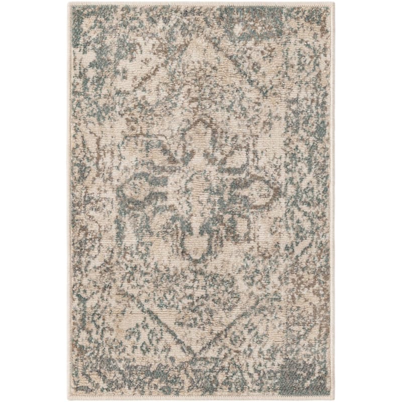 Contemporary Daisy Collection Area Rug