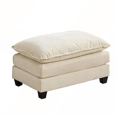 Modern Sectional Cloud Sofa Ottoman for Living Room and Bedroom