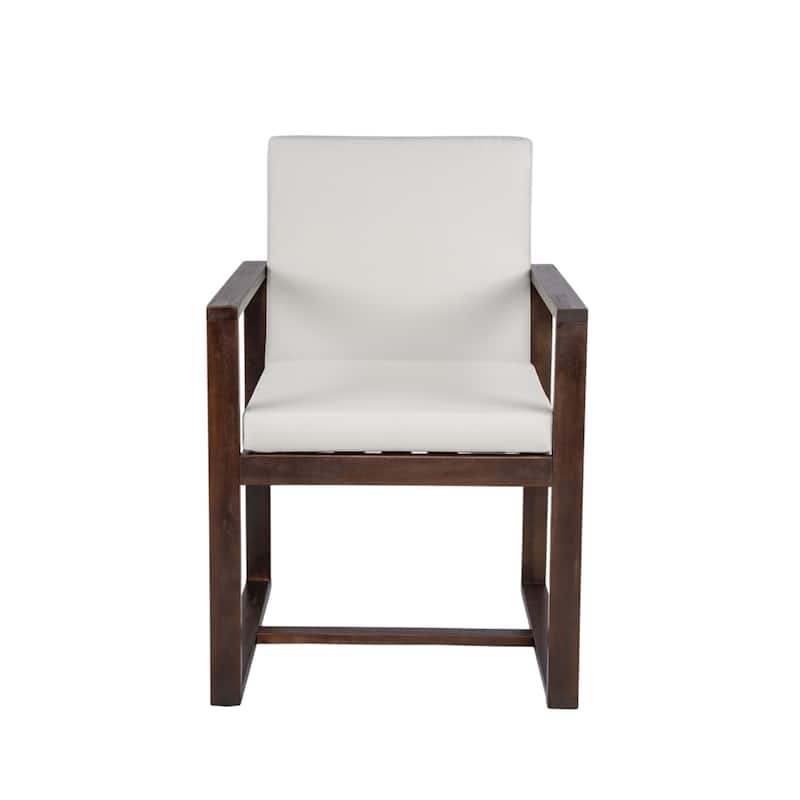 Patio Dining 7 Piece, Outdoor Dining Table and Chair Set with 6 Chairs and Removable Cushions for Patio Garden 7 Pack