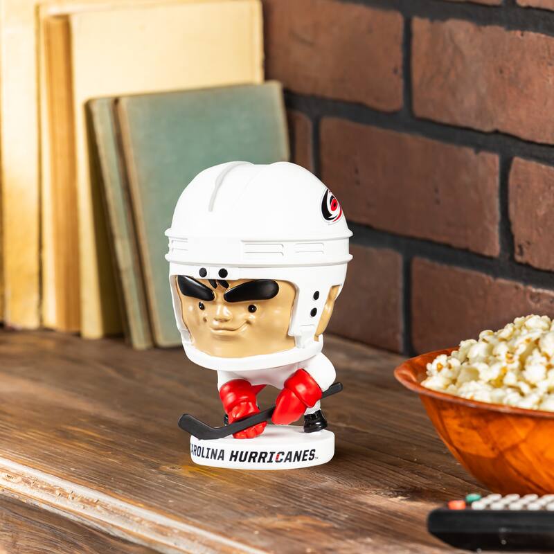 NHL Team Lil Big Head Resin Indoor/Outdoor Garden Desk Statue - Carolina Hurricanes