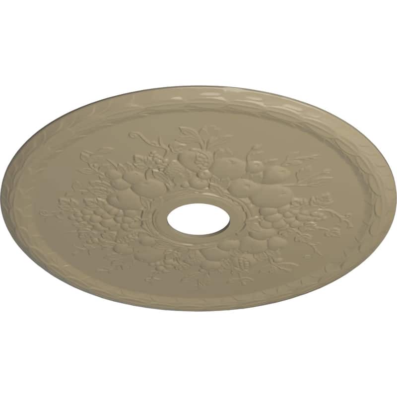 22 5/8"OD x 3 5/8"ID x 5/8"P Grape Ceiling Medallion