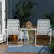 The Novogratz Poolside Gossip Collection Priscilla Folding Chair (2-Pack)