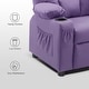 preview thumbnail 50 of 49, MCombo Big Kids Recliner Chair for Toddler Boys and Girls Faux Leather - 28.3"(L)x26.4"(W)x34.2"(H)