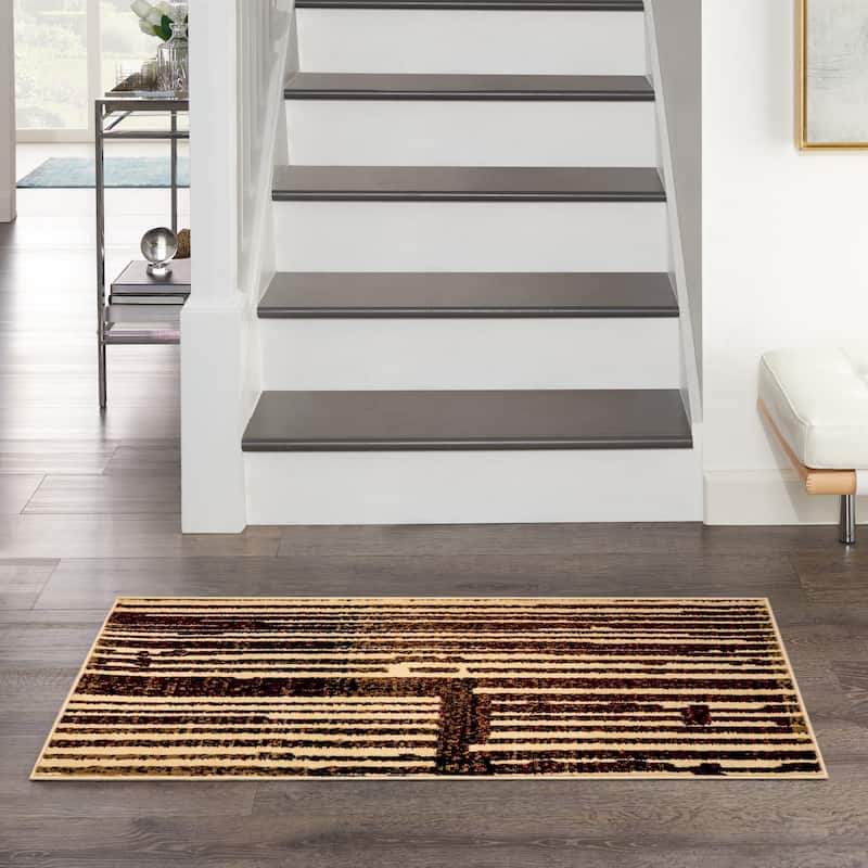 Nourison Grafix Indoor Striped Area Rug
