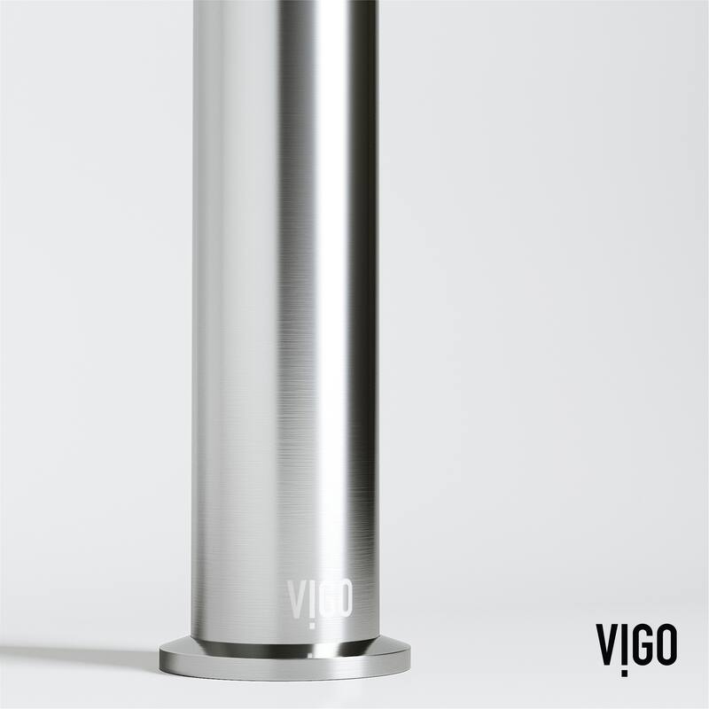 VIGO Sterling 11" H Single Handle Single Hole Bathroom Vessel Faucet