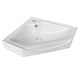preview thumbnail 7 of 13, Alexander II White Porcelain Corner Wall Mount Bathroom Sink