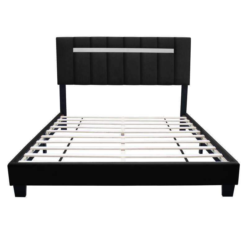 Queen Size Adjustable Upholstered Bed