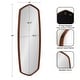 preview thumbnail 28 of 29, Kate and Laurel McLean Oval Wood Framed Mirror