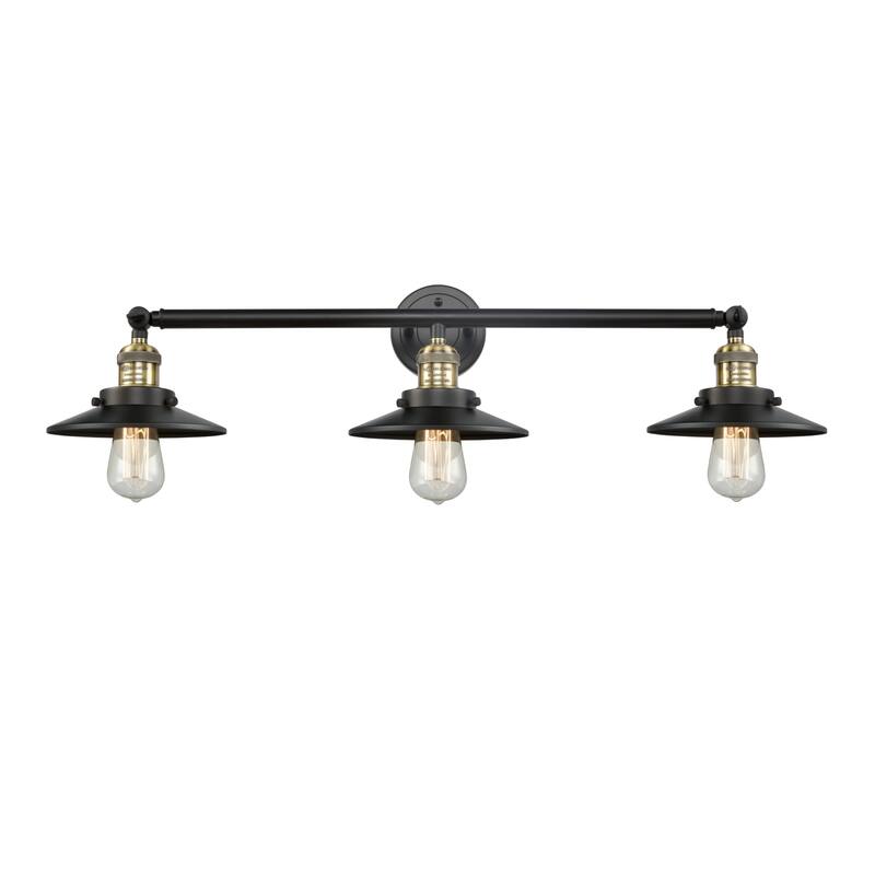 Innovations Lighting Railroad 3 Light 32" Wide Bathroom Vanity Light