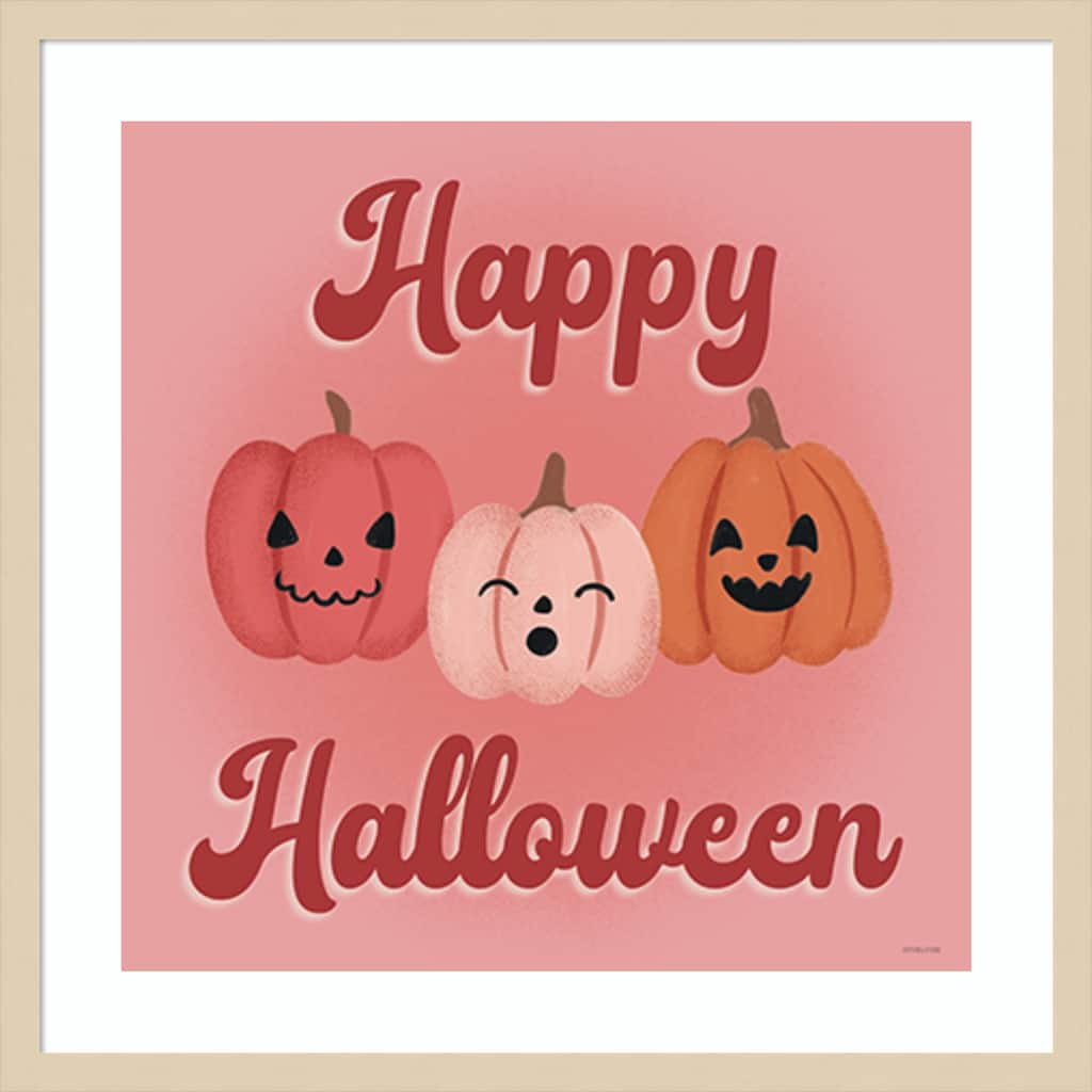 Hometown Halloween XV by Softshell Studio Wood Framed Wall Art Print