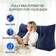 preview thumbnail 95 of 182, WOWMAX Large Reading Wedge Headboard Pillow for Bed Rest Back Support
