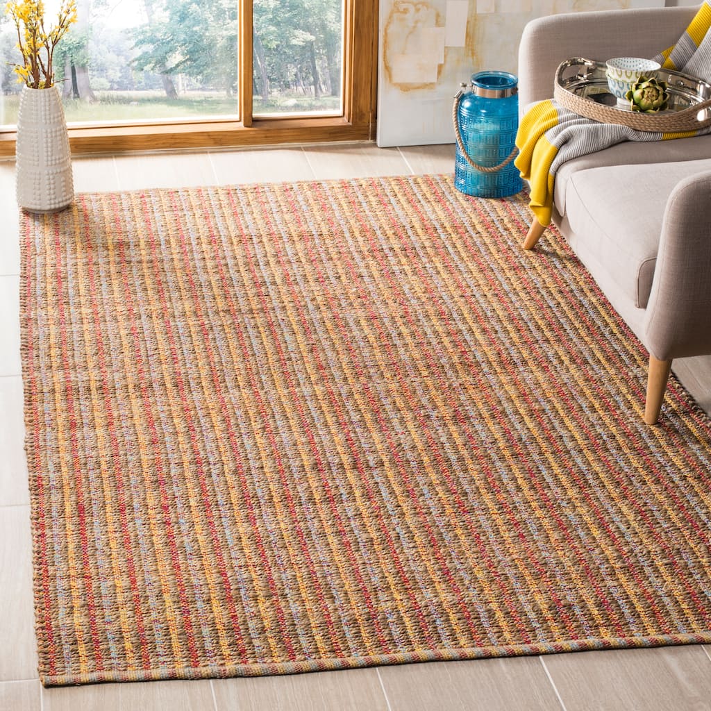 SAFAVIEH, Handmade Cape Cod Naydenka Coastal Jute Rug