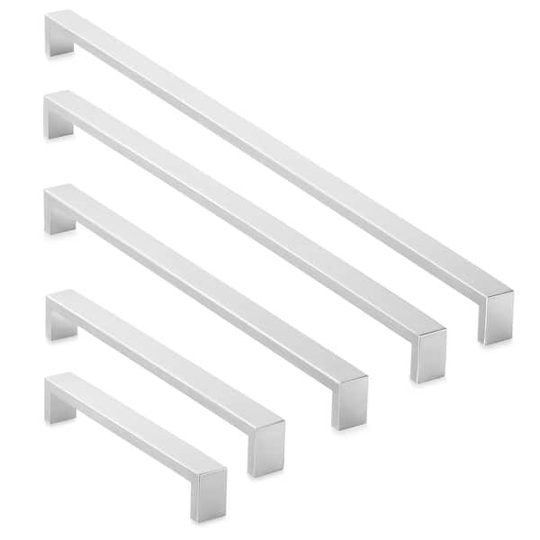 Shop Stainless Steel Cabinet Hardware Brushed Satin Nickel Cauldham On Sale Overstock 30830853