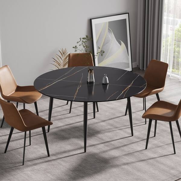 59 inches Dining Room Table (Chairs Not Included) - Black - Bed Bath ...